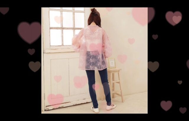 フラワーレースカーデブラウス