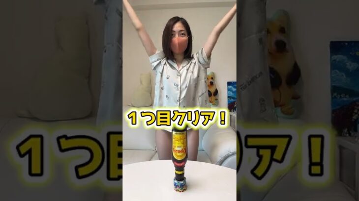 ノーパンでコインだるま落とししたら大変なことに・・・　#shorts