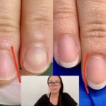 How I shaped these nails from fanning out to oval. [Nail technician explains]